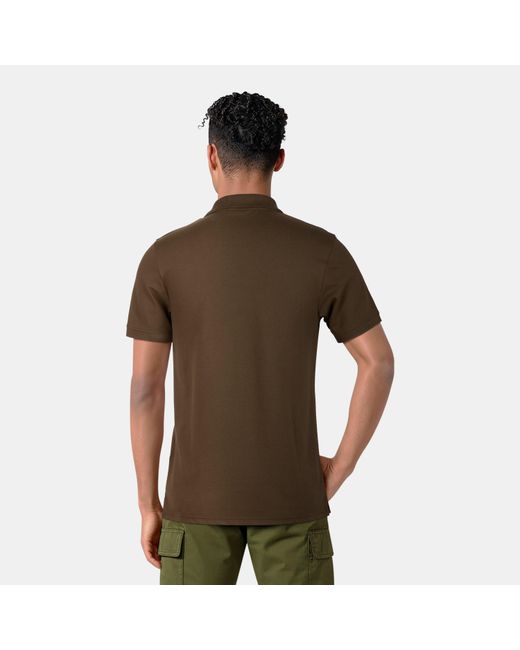 Lyle & Scott Green Basic Short Sleeve Polo Shirt for men