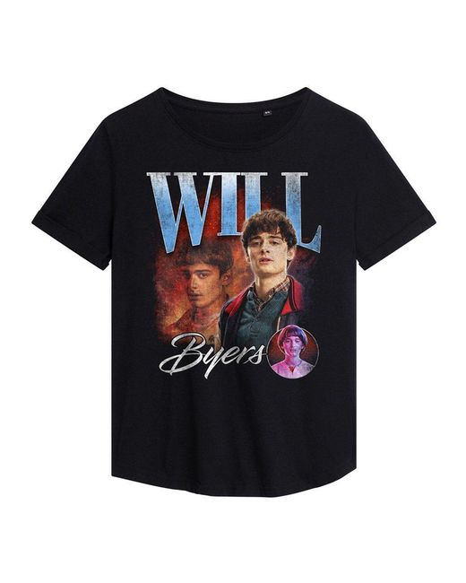 Stranger Things Black Will Homage Fashion T-Shirt
