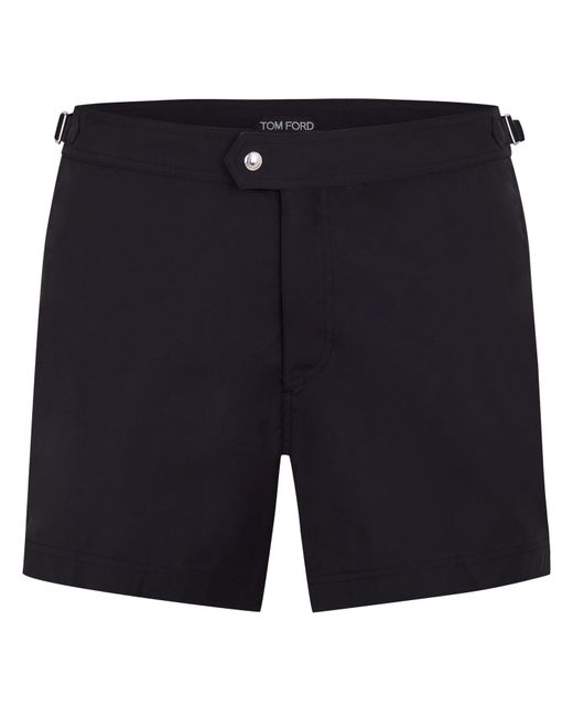 Tom Ford Blue Tf Poplin Swim Shorts for men