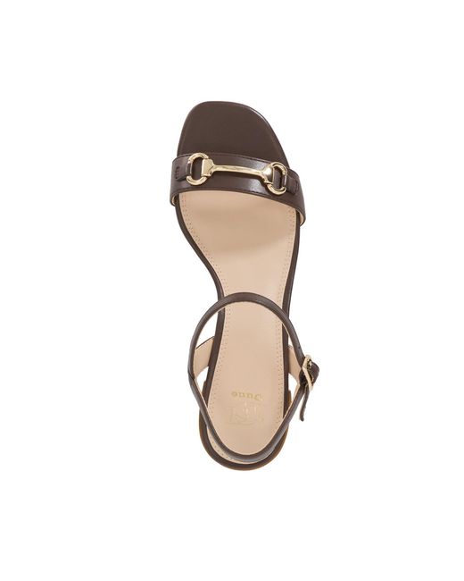 Dune Brown Jillas Heeled Sandal