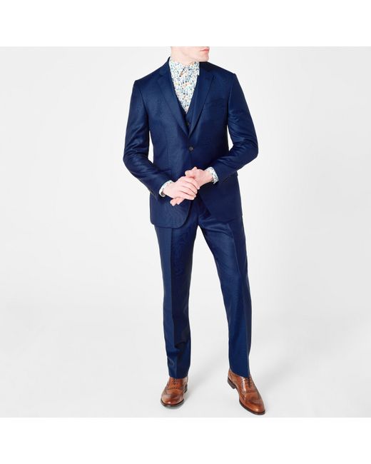 Simon Carter Blue Shark Waistcoat for men