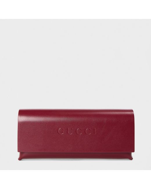 Gucci Metallic Rectangle Sunglasses for men