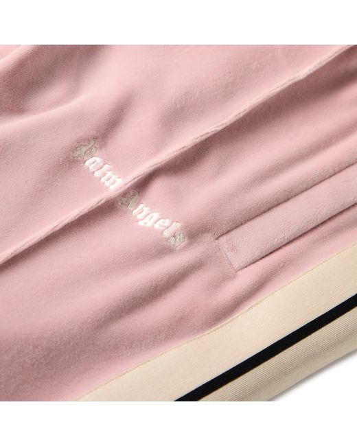 Palm Angels Pink Closed Hem Jersey Jogging Bottoms