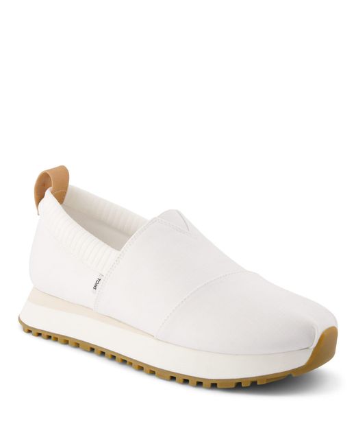 TOMS White Alpargata Resident 2.0 Trainers Size 3.5