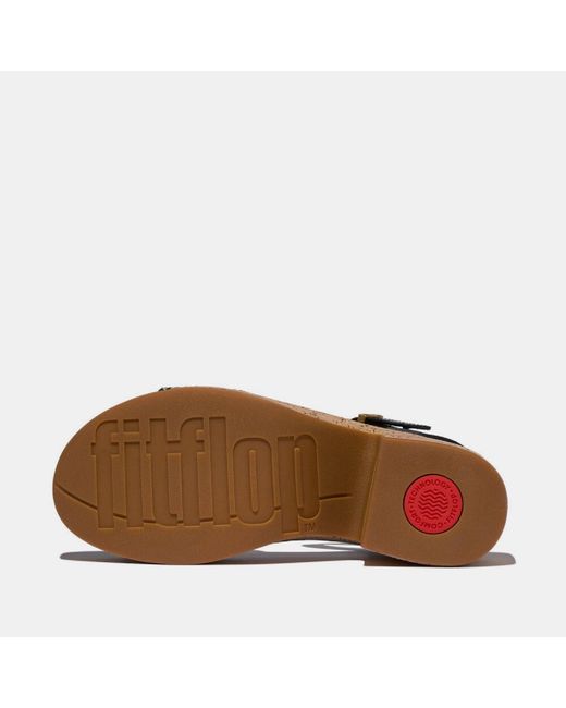Fitflop Brown Platfforms Ankle-Strap Sandals