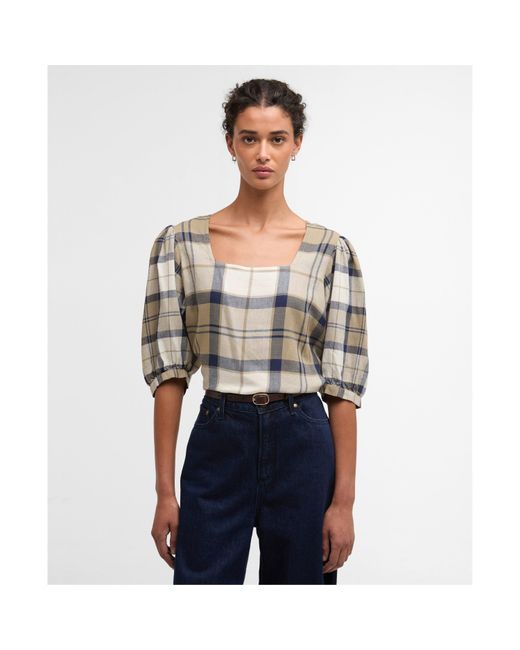 Barbour Multicolor Short Sleeve Blouse