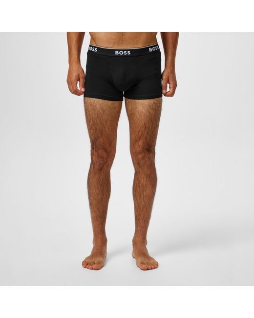 Boss Gray 3 Pack Power Boxer Shorts for men