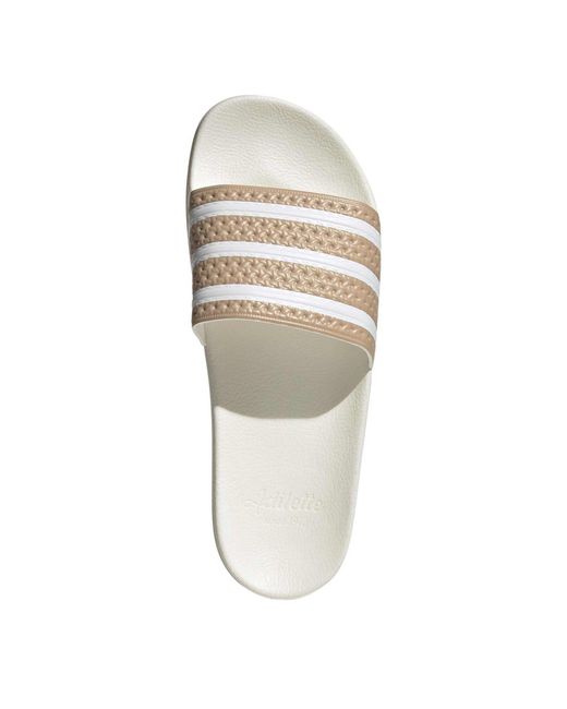 Adidas Originals Natural Adidas Adilette Slid for men