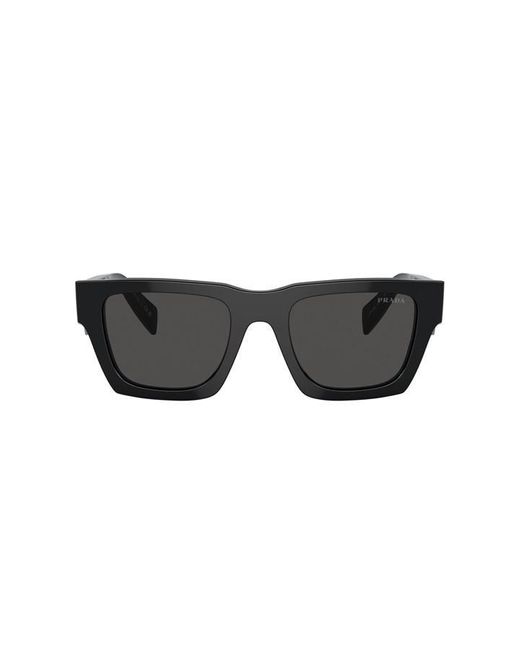 Prada Black Square Symbole Sunglasses for men