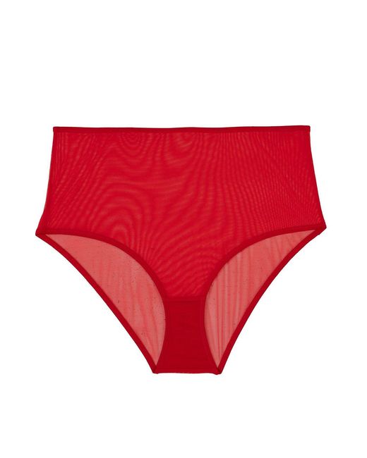 Playful Promises Red Annette Classic High Waist Brief