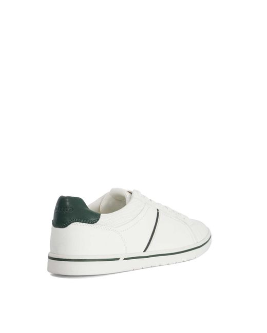 Dune White Low-Top Trainers for men