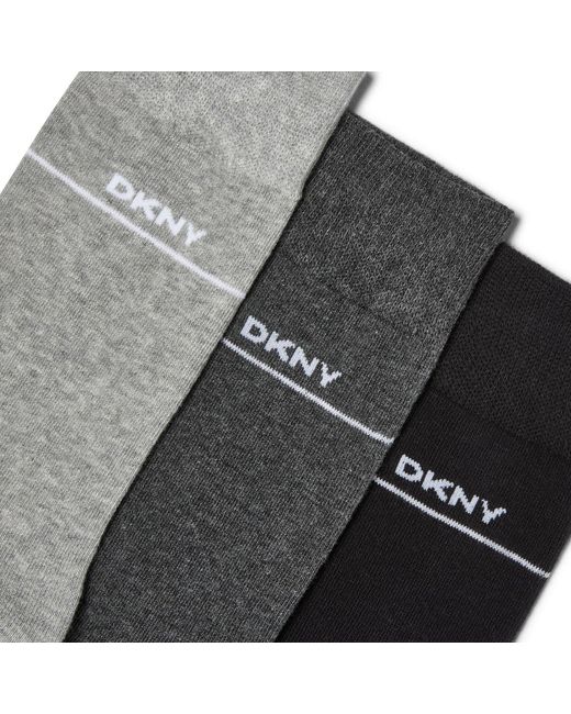 DKNY Black 3 Pack Socks for men