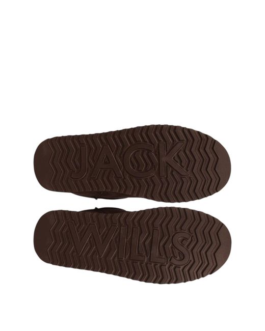 Jack Wills Black Platform Slip-On Snug