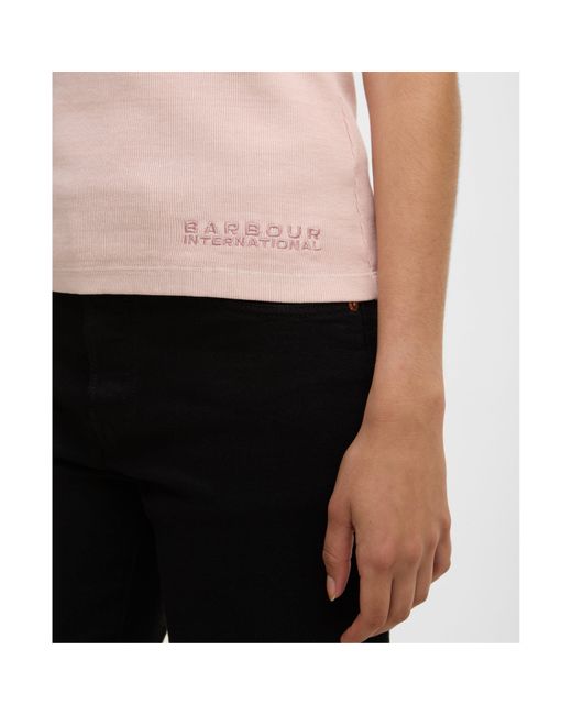 Barbour Pink Lyra Top