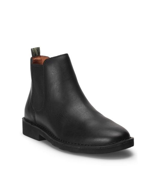 Polo Ralph Lauren Black Polo Talan Chelsboot Sn64 for men