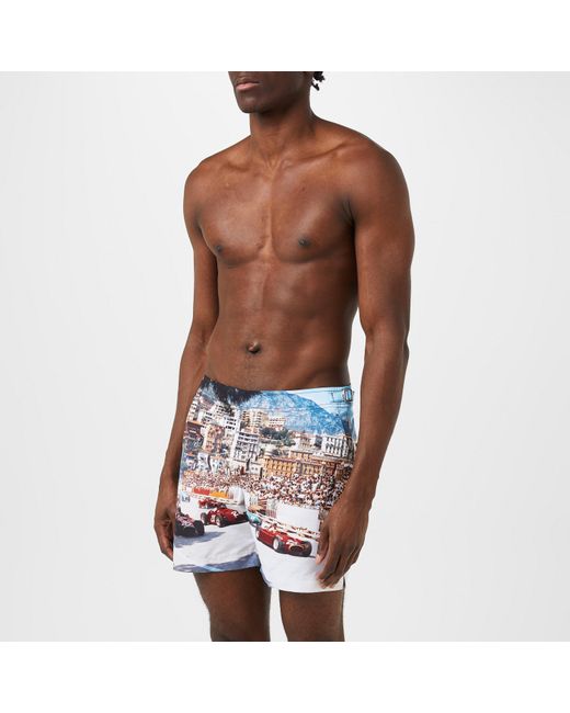 Orlebar Brown Brown Photographic Swim Shorts for men