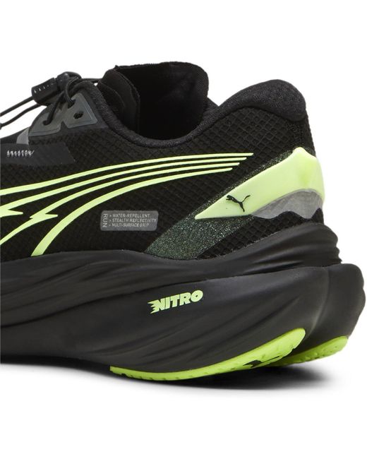 PUMA Black Deviate Nitro Trail Running Shoes