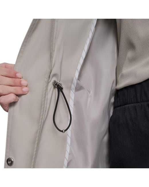 DKNY Black Rain Anorak Jacket