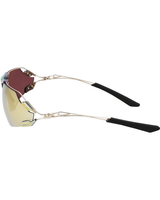 Nike Yellow Zeus Edge Wrap Sunglasses
