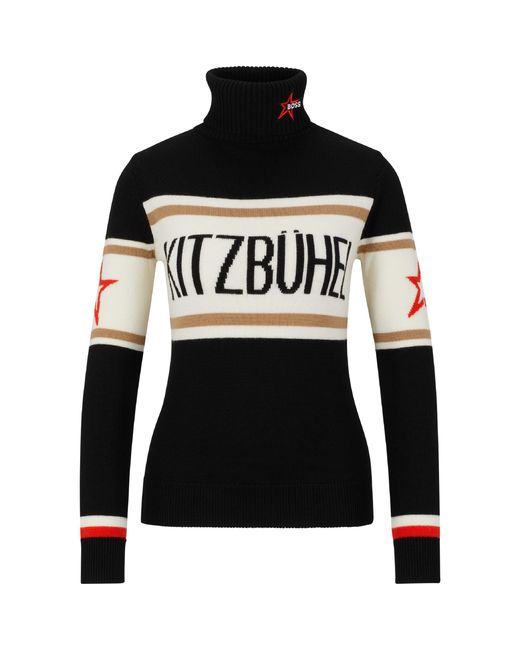 Boss Black Pm Ski Knitted Crew Neck Jumper