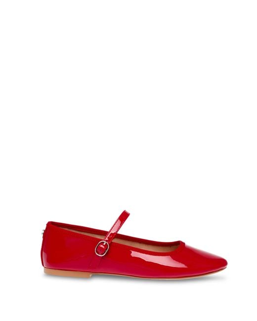Steve Madden Red Vinetta Ballet Pumps