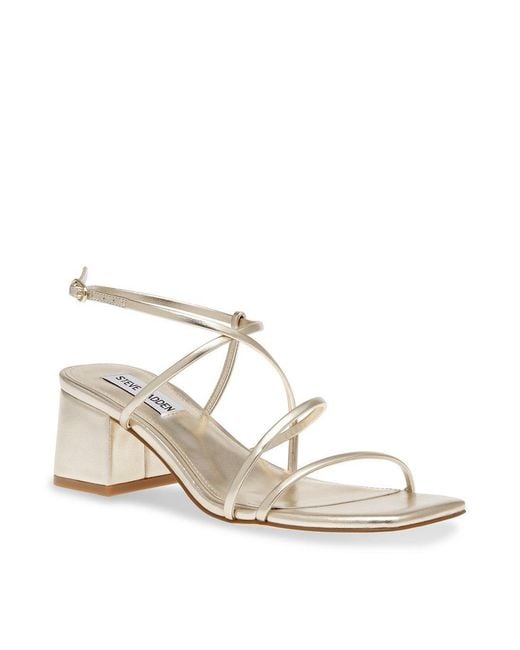 Steve Madden White Heeled Sandals