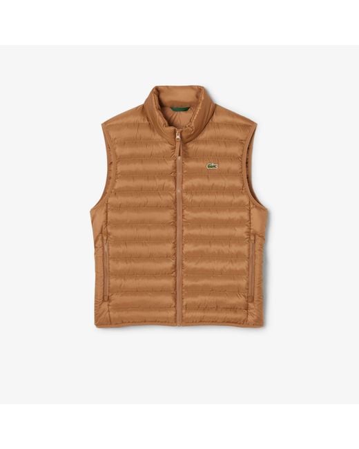Lacoste Brown Gilets for men