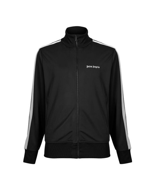 Palm Angels Black Tracksuit Top for men