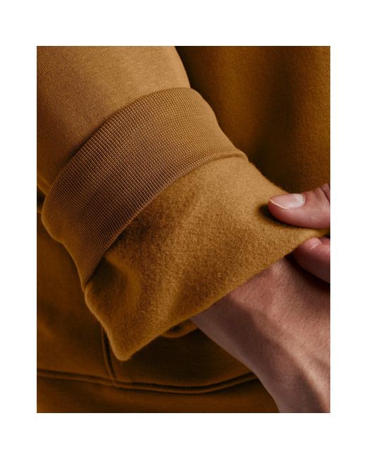 Under Armour Brown Icon Fleece Performance Hoodie for men