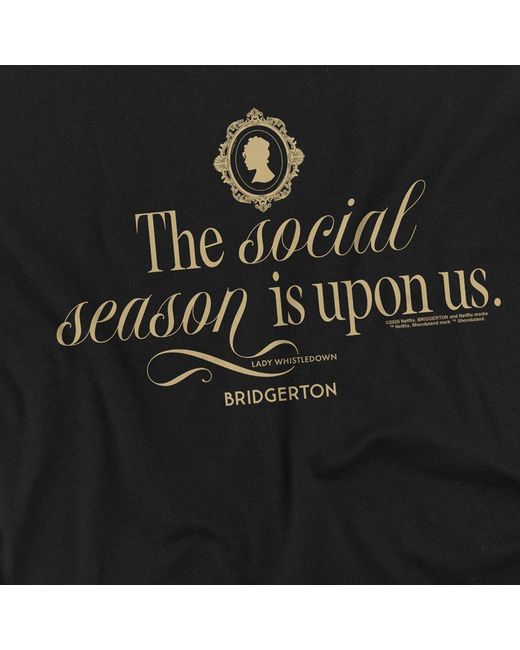 Bridgerton Black The Social Season Is Upon Us T-Shirt B for men