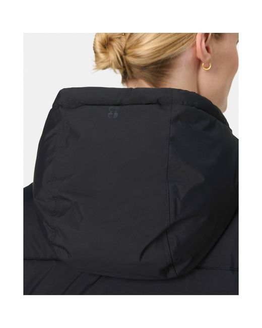 Sweaty Betty Blue Nimbus Mid Long Puffer Jacket
