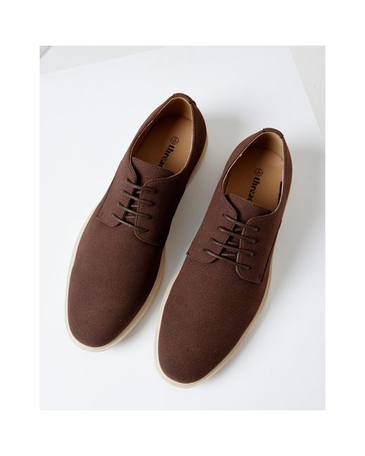 Threadbare Brown Axelle Boat Shoes for men