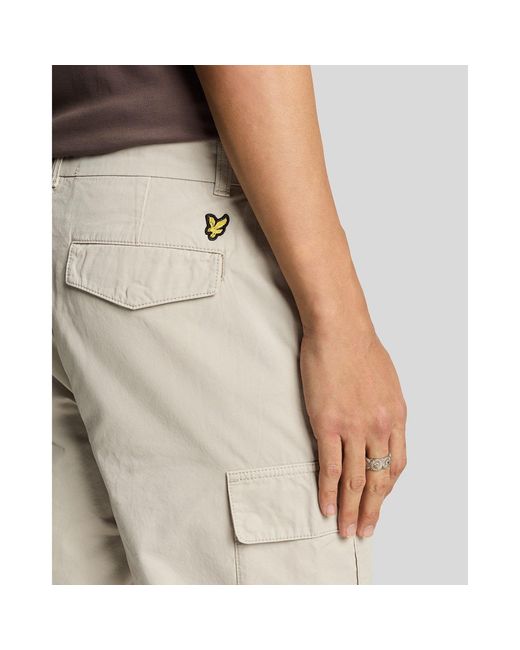 Lyle & Scott Natural And Cargo Trouser for men