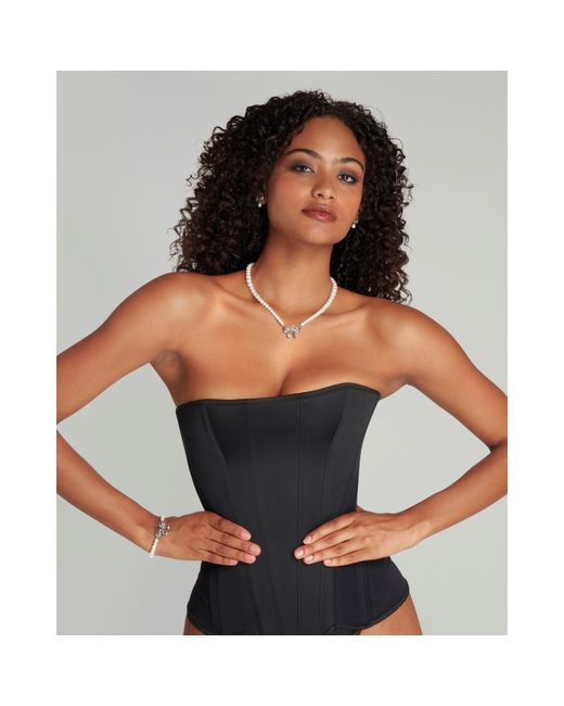 Agent Provocateur White Beki Pearl Earrings
