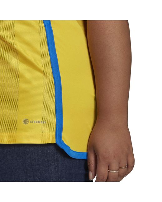 Adidas Yellow Sweden Home Shirt 2022