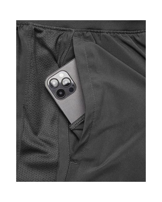 Under Armour Gray Ua Launch 2-In-1 5In Shorts for men