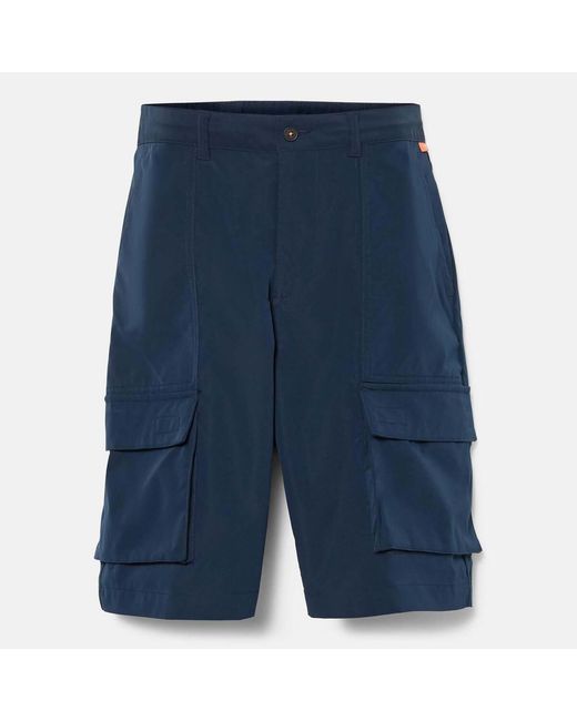 Timberland Blue Durable Water Repellent Cargo Shorts for men