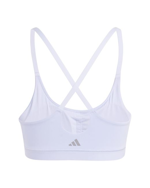 Adidas Blue All Me Light Support Bra