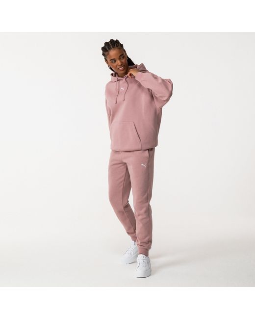 PUMA Pink Essentials Oversized Hoodie