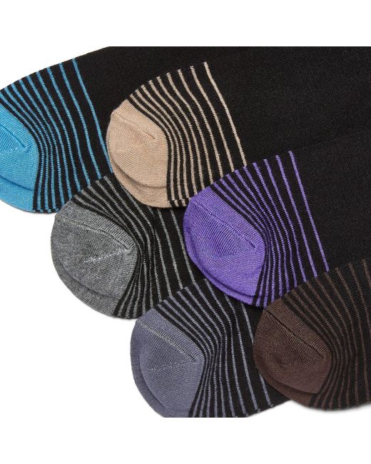 DKNY Black 6 Pack Socks Ross for men