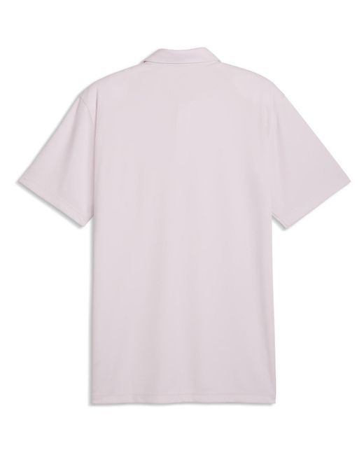 PUMA Purple Pure 3.0 Short Sleeve Performance Polo Shirt for men