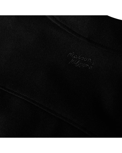 Maison Kitsuné Black Casual Harrington Jacket for men