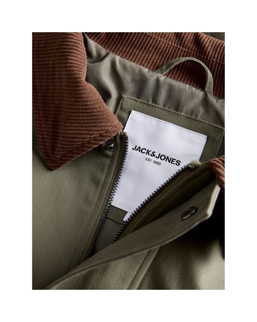 Jack & Jones Green Barn Jacket for men