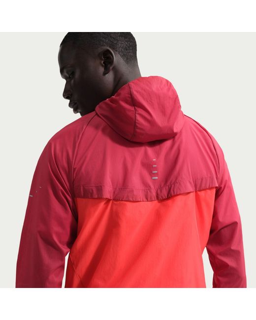 Nike Red Stride Repel Uv Running Jacket for men