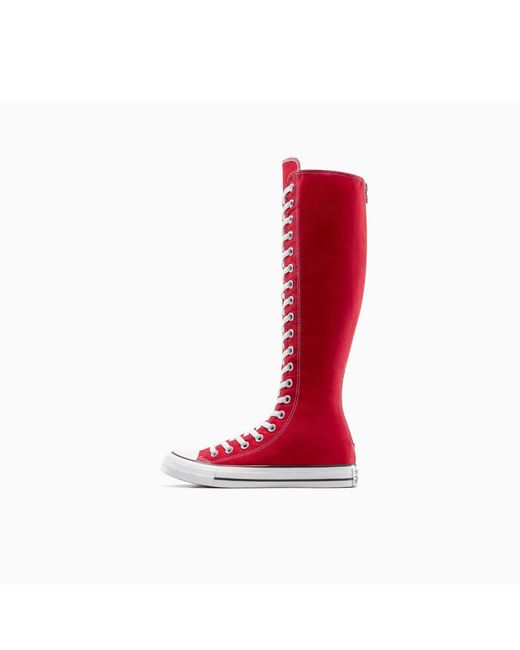 Converse Red Adults Chuck Taylor All Star Canvas High-Top Trainers