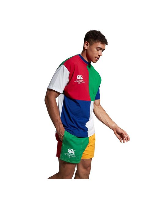 Canterbury Green Castore Harlequins Short Sleeve T-Shirt 2023 2024 for men