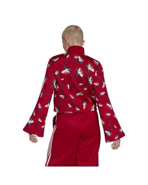 Adidas Originals Red Adidas Thebu Magugu Beckenbauer Track Top