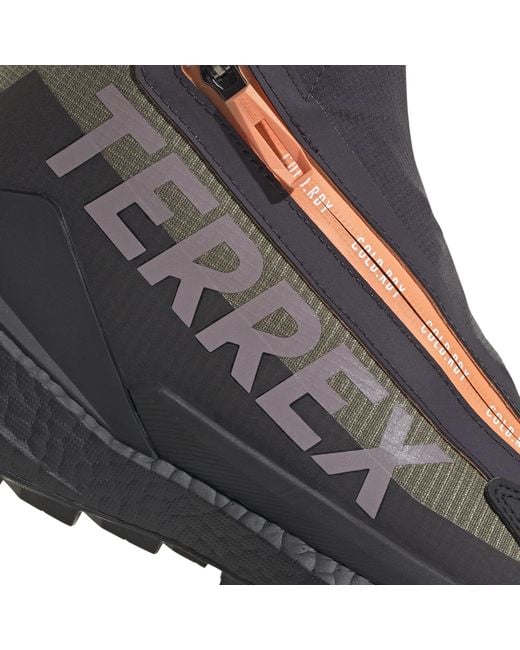 Adidas Blue Terrex Free Hiker Non-Waterproof Hiking Shoes