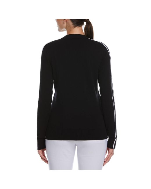 Callaway Apparel Black Crew Neck Jumper