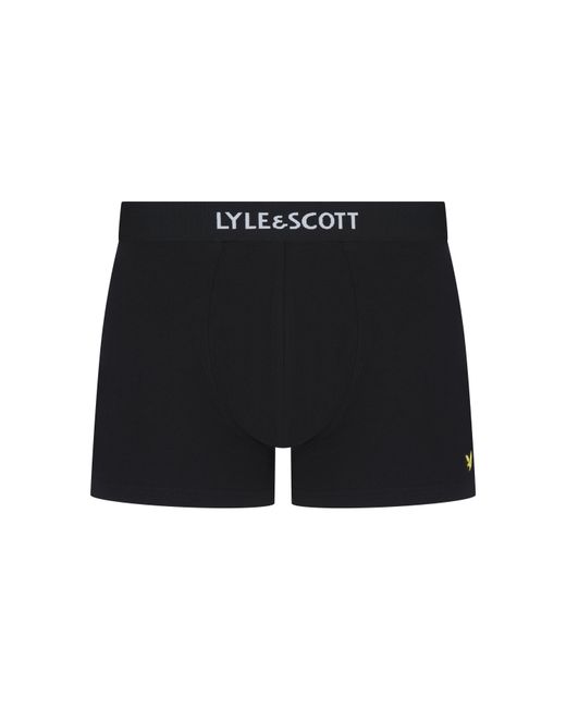 Lyle & Scott Black Henrick Boxers for men